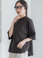 【コカ/COCA】のビックシルエットテールカット5分袖Tシャツ Charcoal|ID: prp329100004434116 ipo3291000000031903752
