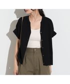 【ビームス ハート/BEAMS HEART】のスキッパーネック カットソー 人気、トレンドファッション・服の通販 founy(ファニー) ファッション Fashion レディースファッション WOMEN トップス・カットソー Tops/Tshirt カットソー Cut and Sewn カットソー Cut And Sew シルケット Mercerization スキッパー Skipper バランス Balance フェミニン Feminine フリル Frills フロント Front ボトム Bottom おすすめ Recommend エレガント 上品 Elegant ビジネス 仕事 通勤 Business thumbnail BLACK|ID: prp329100004434133 ipo3291000000030974070