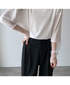 【ジュノア/JUNOAH】のチュール袖切替シアーロンT 人気、トレンドファッション・服の通販 founy(ファニー) ファッション Fashion レディースファッション WOMEN トップス・カットソー Tops/Tshirt ロング / Tシャツ T-Shirts チュール Tulle 切替 Switching thumbnail オフホワイト|ID: prp329100004434185 ipo3291000000030974701