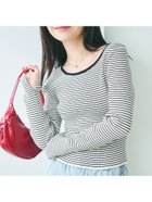 【コカ/COCA】のボートネックリブニットトップス 人気、トレンドファッション・服の通販 founy(ファニー) ファッション Fashion レディースファッション WOMEN トップス・カットソー Tops/Tshirt ニット Knit Tops thumbnail Black|ID: prp329100004434224 ipo3291000000030975284