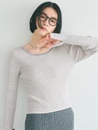 【コカ/COCA】のボートネックリブニットトップス 人気、トレンドファッション・服の通販 founy(ファニー) ファッション Fashion レディースファッション WOMEN トップス・カットソー Tops/Tshirt ニット Knit Tops thumbnail Lt.gray|ID: prp329100004434224 ipo3291000000030975285