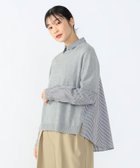 【ビームス ハート/BEAMS HEART】の衿付き 異素材 プルオーバー LIGHT?GREY|ID: prp329100004434255 ipo3291000000030975613