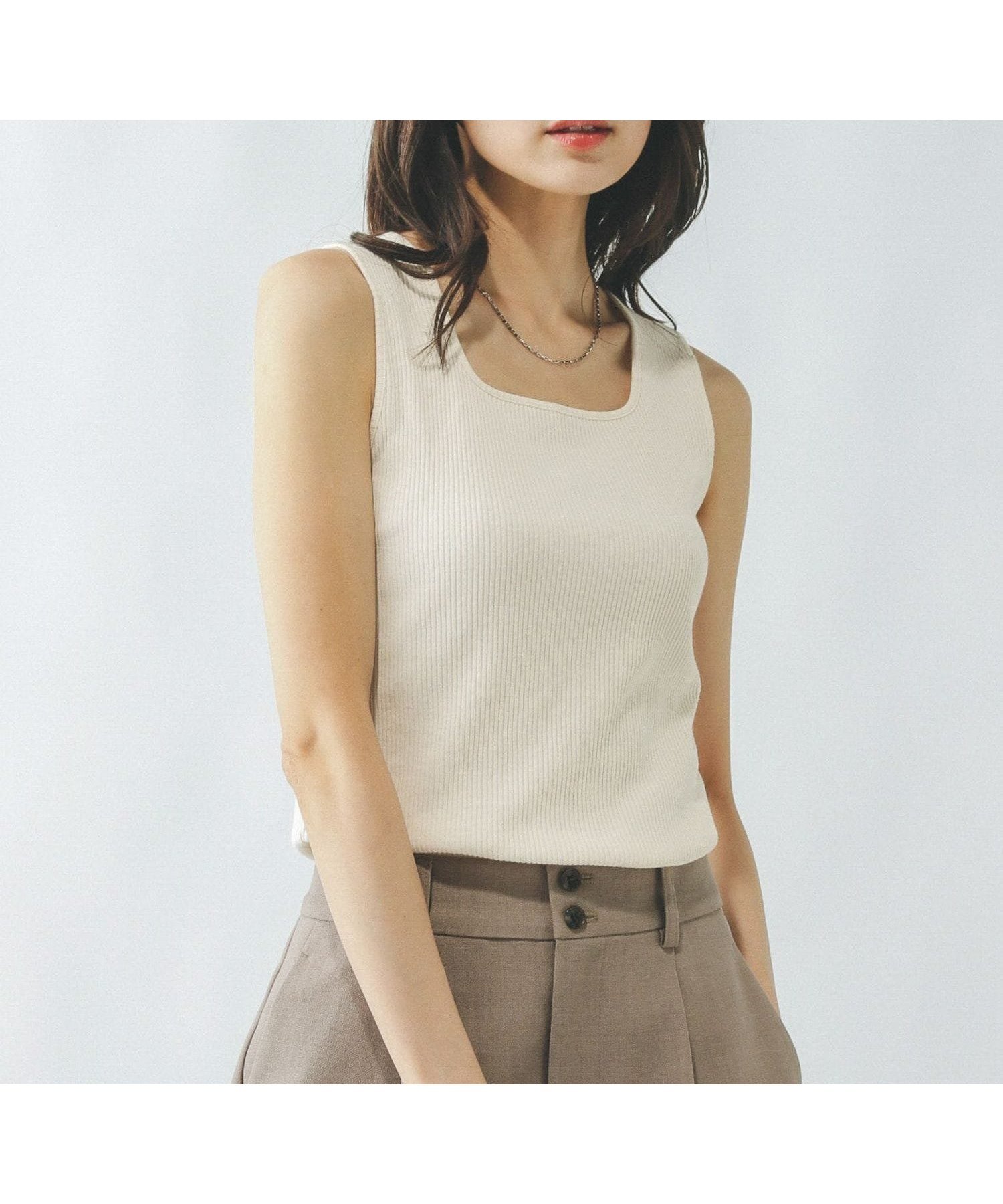 【グローバルワーク/GLOBAL WORK】のBeauteeスクエアタンク/289845 インテリア・キッズ・メンズ・レディースファッション・服の通販 founy(ファニー) 　ファッション　Fashion　レディースファッション　WOMEN　インナー　Inner　スクエア　Square　タンク　Tank　バランス　Balance　レース　Race　ワーク　Work　吸水　Water Absorption　夏　Summer　定番　Standard　長袖　Long Sleeve　アイボリー08|ID: prp329100004434326 ipo3291000000031065417