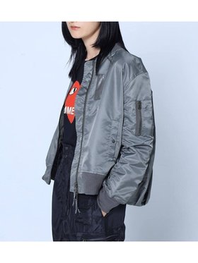 【ラシュッド/LASUD】のMA-1ブルゾンジャケット 人気、トレンドファッション・服の通販 founy(ファニー) ファッション Fashion レディースファッション WOMEN アウター Coat Outerwear ジャケット Jackets ブルゾン Blouson/Jackets MA-1 MA-1 ジャケット Jacket ブルゾン Blouson |ID:prp329100004434349