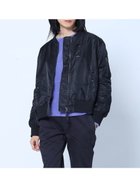 【ラシュッド/LASUD】のMA-1ブルゾンジャケット 人気、トレンドファッション・服の通販 founy(ファニー) ファッション Fashion レディースファッション WOMEN アウター Coat Outerwear ジャケット Jackets ブルゾン Blouson/Jackets MA-1 MA-1 ジャケット Jacket ブルゾン Blouson thumbnail ブラック|ID: prp329100004434349 ipo3291000000030976614