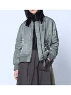 【ラシュッド/LASUD】のMA-1ブルゾンジャケット 人気、トレンドファッション・服の通販 founy(ファニー) ファッション Fashion レディースファッション WOMEN アウター Coat Outerwear ジャケット Jackets ブルゾン Blouson/Jackets MA-1 MA-1 ジャケット Jacket ブルゾン Blouson thumbnail カーキ|ID: prp329100004434349 ipo3291000000030976617