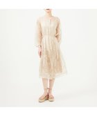 【シビラ/SYBILLA】のシルクオーガンジーローズドレス 人気、トレンドファッション・服の通販 founy(ファニー) ファッション Fashion レディースファッション WOMEN ワンピース Dress ドレス Party Dresses シアー Sheer ドレス Dress リボン Ribbon thumbnail ベージュ|ID: prp329100004434409 ipo3291000000030976991