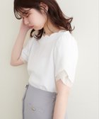 【ナチュラルクチュール/natural couture】のチューリップスリーブスカラップネックブラウス アイボリー|ID: prp329100004434445 ipo3291000000031812719