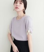 【ナチュラルクチュール/natural couture】のチューリップスリーブスカラップネックブラウス ピンクベージュ|ID: prp329100004434445 ipo3291000000031812723