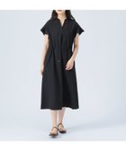 【ビームス ハート/BEAMS HEART】の袖フリル ドロスト スキッパー ワンピース 人気、トレンドファッション・服の通販 founy(ファニー) ファッション Fashion レディースファッション WOMEN ワンピース Dress エレガント 上品 Elegant サンダル Sandals スキッパー Skipper スニーカー Sneakers フリル Frills リラックス Relax thumbnail BLACK|ID: prp329100004434493 ipo3291000000030977463