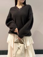 【スナイデル/SNIDEL】のラクーン衿レースプルオーバー 人気、トレンドファッション・服の通販 founy(ファニー) ファッション Fashion レディースファッション WOMEN トップス・カットソー Tops/Tshirt プルオーバー Pullover おすすめ Recommend ウェーブ Wave ストレート Straight リラックス Relax ルーズ Loose レース Race ワンショル One Shoulder 人気 Popularity 定番 Standard thumbnail GRY[006]|ID: prp329100004434530 ipo3291000000030977802