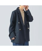 【ビームス ハート/BEAMS HEART】のオーバー ブレザー ジャケット きれいめ 25SS 人気、トレンドファッション・服の通販 founy(ファニー) ファッション Fashion レディースファッション WOMEN アウター Coat Outerwear ジャケット Jackets 2025年 2025 2025春夏・S/S Ss,Spring/Summer,2025 おすすめ Recommend ジャケット Jacket ストライプ Stripe デニム Denim ロング Long thumbnail NAVY|ID: prp329100004434666 ipo3291000000030978957