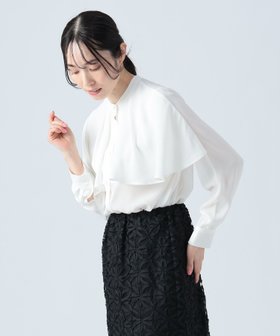 【ビームス ハート/BEAMS HEART】のケープ ブラウス 人気、トレンドファッション・服の通販 founy(ファニー) ファッション Fashion レディースファッション WOMEN トップス・カットソー Tops/Tshirt シャツ/ブラウス Shirts/Blouses シンプル Simple ストレート Straight スラックス Slacks ダメージ Damage デニム Denim トレンド Trend フレア Flare エレガント 上品 Elegant |ID:prp329100004436527