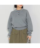 【ビームス ハート/BEAMS HEART】のスウェット編み ニットポロ 人気、トレンドファッション・服の通販 founy(ファニー) ファッション Fashion レディースファッション WOMEN トップス・カットソー Tops/Tshirt ニット Knit Tops パーカ Sweats スウェット Sweat ショルダー Shoulder スウェット Sweat ストレート Straight スリーブ Sleeve トレンド Trend ドロップ Drop フェミニン Feminine フレア Flare プリーツ Pleats おすすめ Recommend thumbnail GREY|ID: prp329100004436538 ipo3291000000030987313