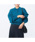 【ビームス ハート/BEAMS HEART】のスウェット編み ニットポロ 人気、トレンドファッション・服の通販 founy(ファニー) ファッション Fashion レディースファッション WOMEN トップス・カットソー Tops/Tshirt ニット Knit Tops パーカ Sweats スウェット Sweat ショルダー Shoulder スウェット Sweat ストレート Straight スリーブ Sleeve トレンド Trend ドロップ Drop フェミニン Feminine フレア Flare プリーツ Pleats おすすめ Recommend thumbnail BLUE|ID: prp329100004436538 ipo3291000000030987315