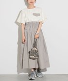 【ビームス ハート/BEAMS HEART】の異素材ドッキング 切替ワンピース 人気、トレンドファッション・服の通販 founy(ファニー) ファッション Fashion レディースファッション WOMEN ワンピース Dress カットソー Cut And Sew 切替 Switching シューズ Shoes シンプル Simple ストレート Straight ドッキング Docking バランス Balance ブラウジング Browsing 半袖 Short Sleeve おすすめ Recommend thumbnail IVORY|ID: prp329100004436822 ipo3291000000030988421