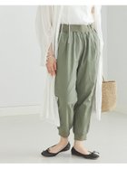 【ビームス ハート/BEAMS HEART】のコットンリネン ジョグパンツ 人気、トレンドファッション・服の通販 founy(ファニー) ファッション Fashion レディースファッション WOMEN パンツ Pants クロップド Cropped スタイリッシュ Stylish スポーティ Sporty ポケット Pocket リネン Linen おすすめ Recommend thumbnail OLIVE|ID: prp329100004437243 ipo3291000000030991133