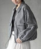 【アールピーエス/rps】のデニムステンカラーブルゾン 人気、トレンドファッション・服の通販 founy(ファニー) ファッション Fashion レディースファッション WOMEN アウター Coat Outerwear ブルゾン Blouson/Jackets ジャケット Jacket デニム Denim フラップ Flap フロント Front ポケット Pocket thumbnail ブラック|ID: prp329100004437300 ipo3291000000031040381