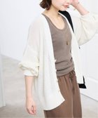 【スローブ イエナ/SLOBE IENA】の《一部店舗・WEB限定カラーあり》リネン混Vネックカーディガン ホワイト|ID: prp329100004437537 ipo3291000000031995317