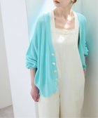 【スローブ イエナ/SLOBE IENA】の《一部店舗・WEB限定カラーあり》リネン混Vネックカーディガン サックスブルー|ID: prp329100004437537 ipo3291000000031995323