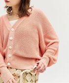 【スローブ イエナ/SLOBE IENA】の《一部店舗・WEB限定カラーあり》リネン混Vネックカーディガン ピンク|ID: prp329100004437537 ipo3291000000031995325