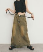 【ケービーエフ/KBF / URBAN RESEARCH】のバックスリットデニムスカート 人気、トレンドファッション・服の通販 founy(ファニー) ファッション Fashion レディースファッション WOMEN スカート Skirt デニムスカート Denim Skirts バッグ Bag 2025年 2025 2025春夏・S/S Ss,Spring/Summer,2025 コンパクト Compact タンク Tank ノースリーブ No Sleeve フリンジ Fringe 夏 Summer S/S・春夏 Ss・Spring/Summer thumbnail FADE BLUE|ID: prp329100004438150 ipo3291000000031000495