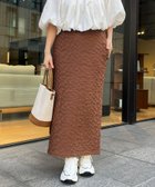 【シェトワ/Chez toi】のカットジャガードナロースカート 人気、トレンドファッション・服の通販 founy(ファニー) ファッション Fashion レディースファッション WOMEN スカート Skirt コンパクト Compact シンプル Simple ジャケット Jacket スリット Slit ミックス Mix リラックス Relax プチプライス・低価格 Affordable おすすめ Recommend エレガント 上品 Elegant thumbnail ブラウン|ID: prp329100004438203 ipo3291000000031039988