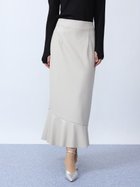 【ラシュッド/LASUD】のエコレザーマーメイドスカート 人気、トレンドファッション・服の通販 founy(ファニー) ファッション Fashion レディースファッション WOMEN スカート Skirt アシンメトリー Asymmetry バランス Balance フェイクレザー Faux Leather フラット Flat フレア Flare ヘムライン Hemline マーメイド Mermaid リアル Real エレガント 上品 Elegant thumbnail グレージュ|ID: prp329100004438208 ipo3291000000031031354