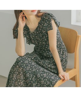 【ミスティ ウーマン/mysty woman】の肩リボンエンパイアワンピース 人気、トレンドファッション・服の通販 founy(ファニー) ファッション Fashion レディースファッション WOMEN ワンピース Dress おすすめ Recommend ネックレス Necklace フェミニン Feminine フリル Frills リボン Ribbon 切替 Switching |ID:prp329100004438243