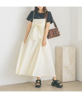 【ミスティ ウーマン/mysty woman】の2WAYリボンキャミワンピース 人気、トレンドファッション・服の通販 founy(ファニー) ファッション Fashion レディースファッション WOMEN ワンピース Dress キャミワンピース No Sleeve Dresses おすすめ Recommend カーディガン Cardigan キャミ Cami キャミワンピース Cami Dress シンプル Simple タンク Tank ポケット Pocket リボン Ribbon 夏 Summer |ID:prp329100004438246