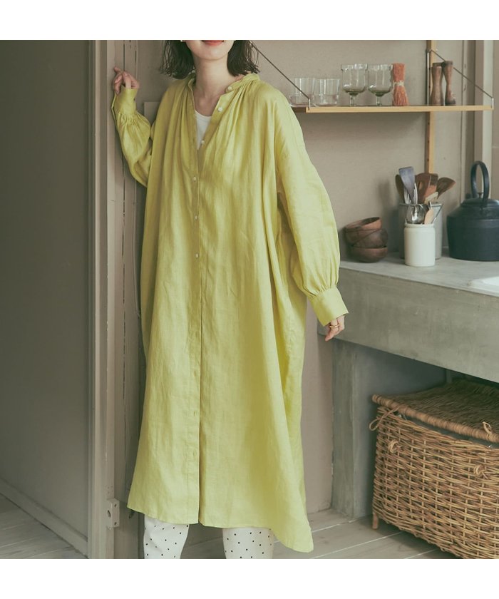 【アーバンリサーチ ドアーズ/URBAN RESEARCH DOORS】のリネンギャザーワンピース インテリア・キッズ・メンズ・レディースファッション・服の通販 founy(ファニー) https://founy.com/ ファッション Fashion レディースファッション WOMEN ワンピース Dress おすすめ Recommend ガウン Gown ギャザー Gather リネン Linen 夏 Summer |ID: prp329100004438404 ipo3291000000032091250