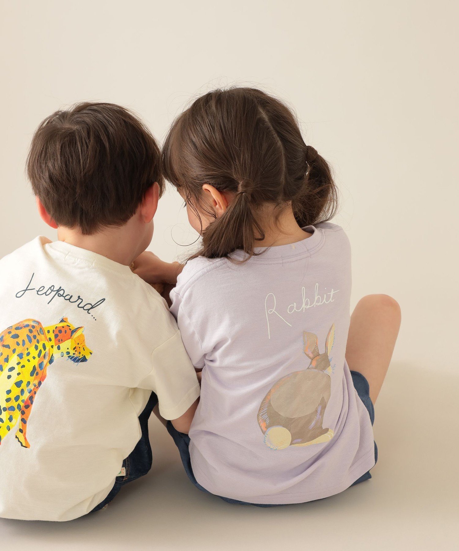 【その他のブランド/Other】のアニマル HIP Tシャツ 2025SS(90~150cm) インテリア・キッズ・メンズ・レディースファッション・服の通販 founy(ファニー) 　ファッション　Fashion　キッズファッション　KIDS　2025年　2025　2025春夏・S/S　Ss,Spring/Summer,2025　アニマル　Animal　ヒョウ　Leopard　フロント　Front　プリント　Print　ボトム　Bottom　夏　Summer　春　Spring　S/S・春夏　Ss・Spring/Summer　Rabbit|ID: prp329100004438644 ipo3291000000031772491
