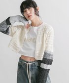 【ケービーエフ/KBF / URBAN RESEARCH】のパッチワークショートカーディガン 人気、トレンドファッション・服の通販 founy(ファニー) ファッション Fashion レディースファッション WOMEN トップス・カットソー Tops/Tshirt カーディガン Cardigans 2025年 2025 2025春夏・S/S Ss,Spring/Summer,2025 カーディガン Cardigan キャミ Cami ショート Short タンク Tank デニム Denim バランス Balance プリント Print ボレロ Bolero 夏 Summer S/S・春夏 Ss・Spring/Summer thumbnail IVORY MIX|ID: prp329100004439508 ipo3291000000031015375