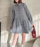 【クリア/clear】の千鳥柄裾アシメフリルワンピース 人気、トレンドファッション・服の通販 founy(ファニー) ファッション Fashion レディースファッション WOMEN ワンピース Dress おすすめ Recommend ロング Long A/W・秋冬 Aw・Autumn/Winter・Fw・Fall-Winter thumbnail BK|ID: prp329100004439528 ipo3291000000031015528