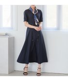 【アンデミュウ/Andemiu】のトレンチフウVネックワンピース 人気、トレンドファッション・服の通販 founy(ファニー) ファッション Fashion レディースファッション WOMEN ワンピース Dress おすすめ Recommend トレンチ Trench 夏 Summer 春 Spring S/S・春夏 Ss・Spring/Summer thumbnail ネイビー|ID: prp329100004439562 ipo3291000000031015841