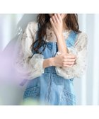 【ミスティ ウーマン/mysty woman】の【鈴木ゆうかさん着用アイテム】フローラルチュール刺繍ブラウス 人気、トレンドファッション・服の通販 founy(ファニー) ファッション Fashion レディースファッション WOMEN トップス・カットソー Tops/Tshirt シャツ/ブラウス Shirts/Blouses おすすめ Recommend インナー Inner シンプル Simple ジャケット Jacket デニム Denim フラワー Flower エレガント 上品 Elegant thumbnail アイボリー08|ID: prp329100004439668 ipo3291000000031017316