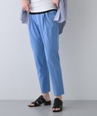 【インディヴィ/INDIVI】の待望の再入荷!【褒められパンツ/洗える】ウエストゴムタックテーパードパンツ ブルー|ID: prp329100004439877 ipo3291000000031992024