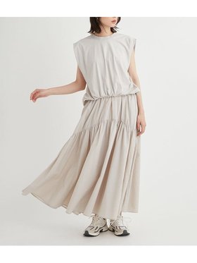 【エミ/emmi】のカットセットワンピース 人気、トレンドファッション・服の通販 founy(ファニー) ファッション Fashion レディースファッション WOMEN ワンピース Dress スピンドル Spindle ティアードスカート Tiered Skirt フォルム Form ポケット Pocket |ID:prp329100004440212