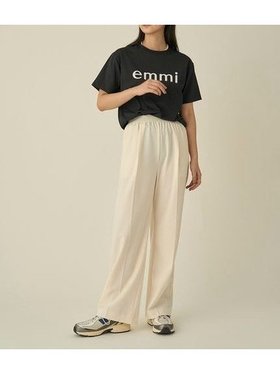 【エミ/emmi】の【10th】emmiロゴジャガードゴムタックパンツ 人気、トレンドファッション・服の通販 founy(ファニー) ファッション Fashion レディースファッション WOMEN パンツ Pants おすすめ Recommend ストレート Straight スペシャル Special スラックス Slacks ポケット Pocket 人気 Popularity 旅行 Travel |ID:prp329100004440430