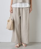 【ビアズリー/BEARDSLEY】のウエストリブリネンパンツ 人気、トレンドファッション・服の通販 founy(ファニー) ファッション Fashion レディースファッション Fashion for Women パンツ Pants & Trousers 洗える Machine Washable カットソー Cut and Sewn Top ジャケット Jacket, Outerwear セットアップ Set-Up, Coordinated Outfit 定番 Standard, Basic Item リネン Linen, Linen Fabric ワイド Wide, Wide Fit 夏 Summer thumbnail ベージュ|ID: prp329100004440463 ipo3291000000033564831