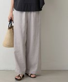 【ビアズリー/BEARDSLEY】のウエストリブリネンパンツ 人気、トレンドファッション・服の通販 founy(ファニー) ファッション Fashion レディースファッション Fashion for Women パンツ Pants & Trousers 洗える Machine Washable カットソー Cut and Sewn Top ジャケット Jacket, Outerwear セットアップ Set-Up, Coordinated Outfit 定番 Standard, Basic Item リネン Linen, Linen Fabric ワイド Wide, Wide Fit 夏 Summer thumbnail グレー|ID: prp329100004440463 ipo3291000000033564832