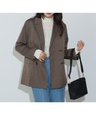 【ビームス ハート/BEAMS HEART】のダブルブレスト オーバージャケット 24AW ブレザー ゆったり 人気、トレンドファッション・服の通販 founy(ファニー) ファッション Fashion レディースファッション WOMEN アウター Coat Outerwear ジャケット Jackets 2024年 2024 2024-2025秋冬・A/W Aw/Autumn/Winter/Fw/Fall/2024-2025 おすすめ Recommend クラシカル Classical ジャケット Jacket スウェット Sweat スラックス Slacks ダウン Down ダブル Double デニム Denim ポケット Pocket マニッシュ Mannish ミックス Mix ロング Long ワイド Wide エレガント 上品 Elegant thumbnail BROWN|ID: prp329100004441064 ipo3291000000031035776