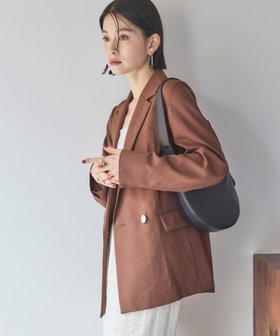 【ドゥ アルシーヴ/Doux archives】のリネンライクジャケット 人気、トレンドファッション・服の通販 founy(ファニー) ファッション Fashion レディースファッション WOMEN アウター Coat Outerwear ジャケット Jackets ジャケット Jacket セットアップ Set Up |ID:prp329100004441102