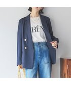 【ドゥ アルシーヴ/Doux archives】のリネンライクジャケット 人気、トレンドファッション・服の通販 founy(ファニー) ファッション Fashion レディースファッション WOMEN アウター Coat Outerwear ジャケット Jackets ジャケット Jacket セットアップ Set Up thumbnail NAVY|ID: prp329100004441102 ipo3291000000031036056