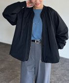 【シェトワ/Chez toi】の裾バルーンブルゾン 人気、トレンドファッション・服の通販 founy(ファニー) ファッション Fashion レディースファッション WOMEN アウター Coat Outerwear ブルゾン Blouson/Jackets おすすめ Recommend シンプル Simple デニム Denim バルーン Balloon フェミニン Feminine フォルム Form ブルゾン Blouson ペプラム Peplum ミックス Mix エレガント 上品 Elegant ビジネス 仕事 通勤 Business thumbnail ブラック|ID: prp329100004441422 ipo3291000000031039596