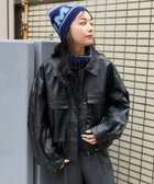 【フリークスストア/FREAK'S STORE】のフェイクレザー ショートブルゾン 24AW ブラック|ID: prp329100004441474 ipo3291000000031040167