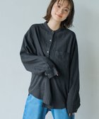 【コーエン/COEN】のリネンレーヨンバンドカラーシャツ BLACK|ID: prp329100004443772 ipo3291000000031925272