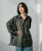 【レプシィム ローリーズファーム/LEPSIM LOWRYS FARM】の切り替えポンチョシャツ 人気、トレンドファッション・服の通販 founy(ファニー) ファッション Fashion レディースファッション Fashion for Women アウター Coat / Outerwear Collection ポンチョ・ケープコート Ponchos & Capes トップス・カットソー Cut & Sew Tops シャツ・ブラウス・オフィスカジュアル Elegant Blouses & Button-Ups おすすめ Recommended / Our Picks シアー Sheer, See-Through デニム Denim, Jeans Material ドッキング Docking, Mixed Material 春 Spring thumbnail チャコール19|ID: prp329100004445408 ipo3291000000033913780