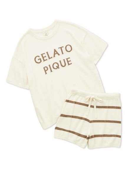 【ジェラート ピケ/gelato pique】のスムーズィーロゴジャガードプルオーバー ショートパンツセット インテリア・キッズ・メンズ・レディースファッション・服の通販 founy(ファニー) https://founy.com/ ファッション Fashion レディースファッション WOMEN パンツ Pants ハーフ / ショートパンツ Short Pants おすすめ Recommend なめらか Smooth ギフト プレゼント Gift Present ショーツ Shorts ショート Short セットアップ Set Up ボーダー Border リラックス Relax 春 Spring |ID: prp329100004445739 ipo3291000000031707633