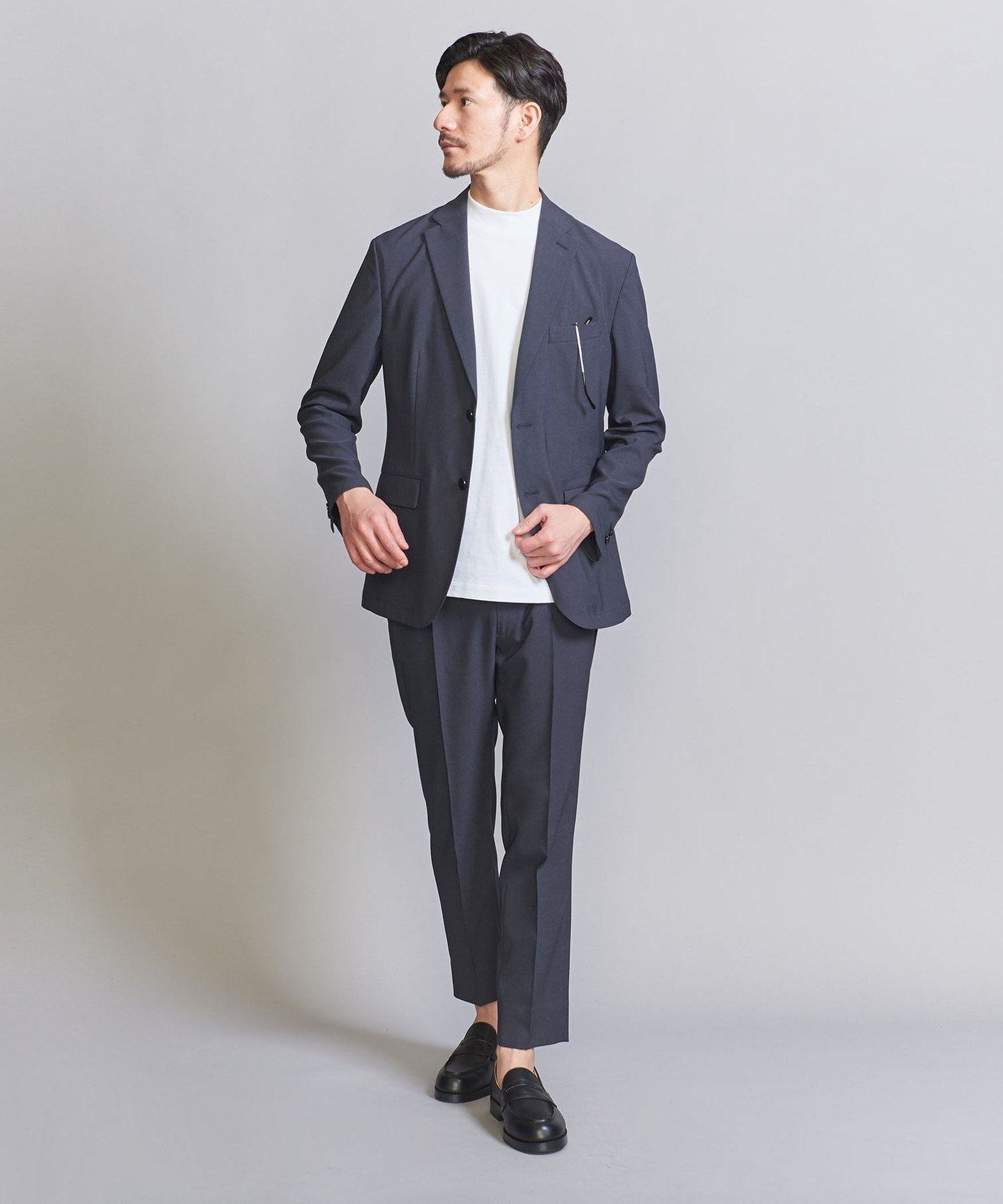 【ビューティ&ユース ユナイテッドアローズ/BEAUTY&YOUTH / UNITED ARROWS / MEN】の【WEB限定 WARDROBE SMART】 Reflax ポプリン ジャケット イージーパンツ インテリア・キッズ・メンズ・レディースファッション・服の通販 founy(ファニー) 　ファッション　Fashion　メンズファッション　MEN　ボトムス　Bottoms/Men　インナー　Inner　ウォッシャブル　Washable　コイン　Coin　サマー　Summer　シェイプ　Shape　ショルダー　Shoulder　ジャケット　Jacket　スマート　Smart　セットアップ　Set Up　バランス　Balance　ファブリック　Fabric　フィット　Fit　フラップ　Flap　プリーツ　Pleats　ポケット　Pocket　ミドル　Middle　おすすめ　Recommend　エレガント 上品　Elegant　入学式　Entrance Ceremony　卒業式　Graduation Ceremony　ROYAL|ID: prp329100004446049 ipo3291000000032144191